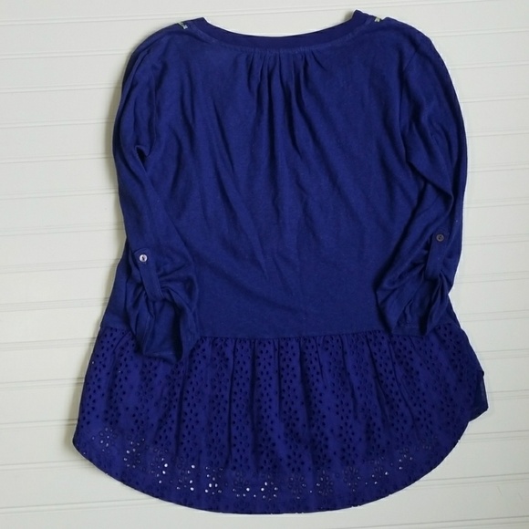 ❤️ Meadow rue 3/4 sleeve top size xs - Picture 5 of 8